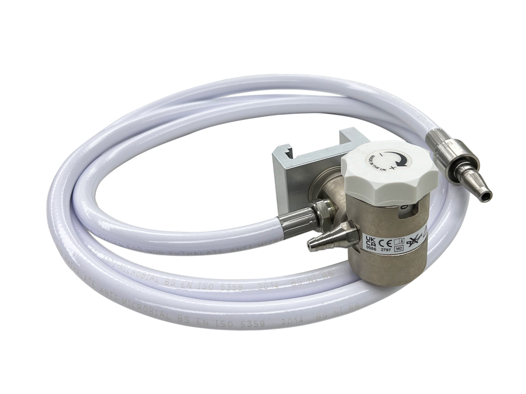 Rail Mounted Single Flow Selector, With 2M Hose Assembly